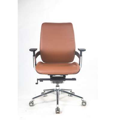 High Back Ergonomic Staff Leather Office Chair